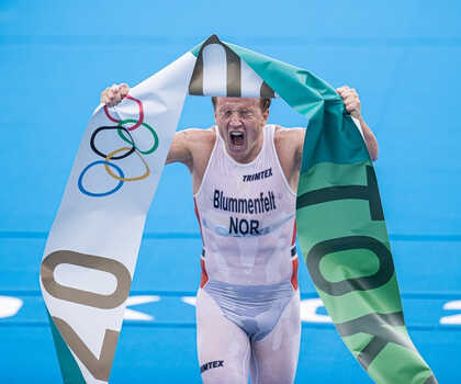  Олимпийским чемпионом по триатлону среди мужчин стал норвежец Кристиан Блюмменфельд
