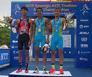 Kazakhstanis won the "gold" and "bronze" of the Asian Triathlon Championship