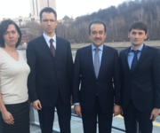 Karim Massimov, the President of Kazakhstan Triathlon Federation and Pyotr Ivanov met in Moscow.