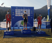 Ayan Beisenbayev won the African Triathlon Cup