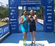 Kazakhstan athlete for the first time won a medal at the Asian Triathlon Championship